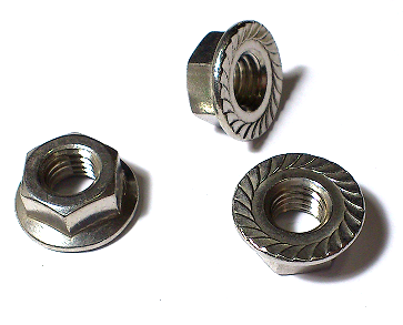 Flange Nut Stainless Steel SUS304 M8 - Click Image to Close